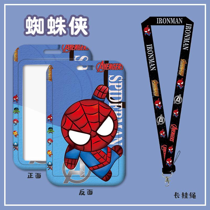 Anime Characters Card Holder Lanyard Keychain ID Credit Bus Card Cover Hang Rope Lariat Lanyard Key Rings Fans Gifts