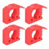 4PCS Shovel Holder Mount Rubber 5 Gears Adjustable Shovel Wall Mount Holder Clamp for Outdoor