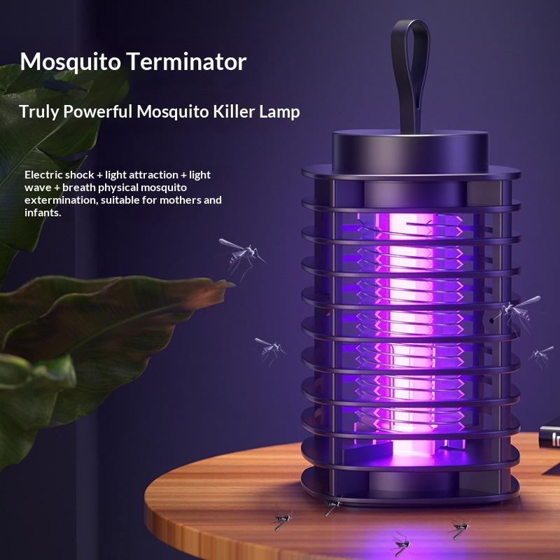 Quiet USB Electric Mosquito Trap Lamp Non-toxic UV Light for Baby Room and Kitchen