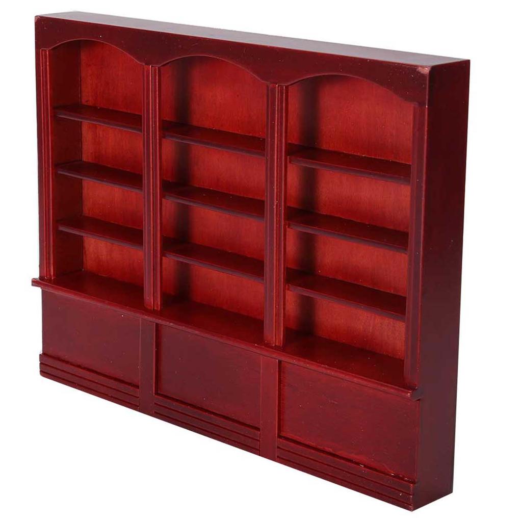 1:12 Doll House Accessories   Bookshelf Display Cabinet Bookcase Furniture Toy White