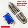 120cm Riscaldatore Parcheggio Diesel Aria Condizionata Auto Tubo di Scarico Acciaio Inossidabile Tubo 24mm Marmitta Silenziatore con Clip per Webasto Eberspacher