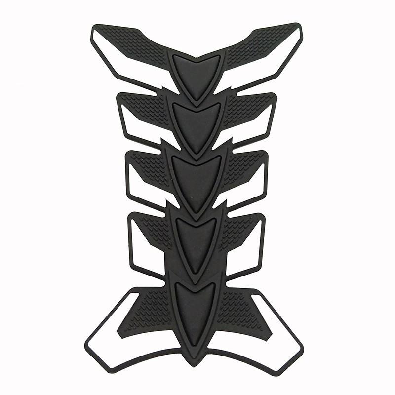 Motorcycle Stickers 3D Fuel Tank Fishbone Decal Large Rubber Cool Body Decoration