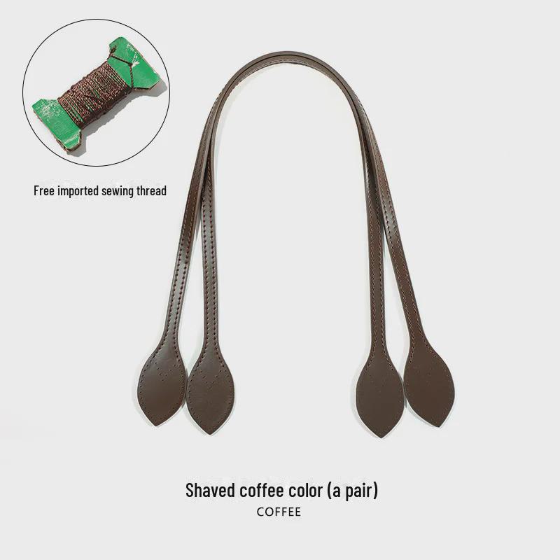 MHS-C-58 Pflanzlich gegerbtes Leder Ersatzriemen für Neverfull Schachbrett Schultertasche, 1 cm Breite