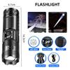 High Strong Power Led Flashlights 2000LM Tactical Torch with Display Light USB Charging Camping Fishing Emergency Zoom Lantern