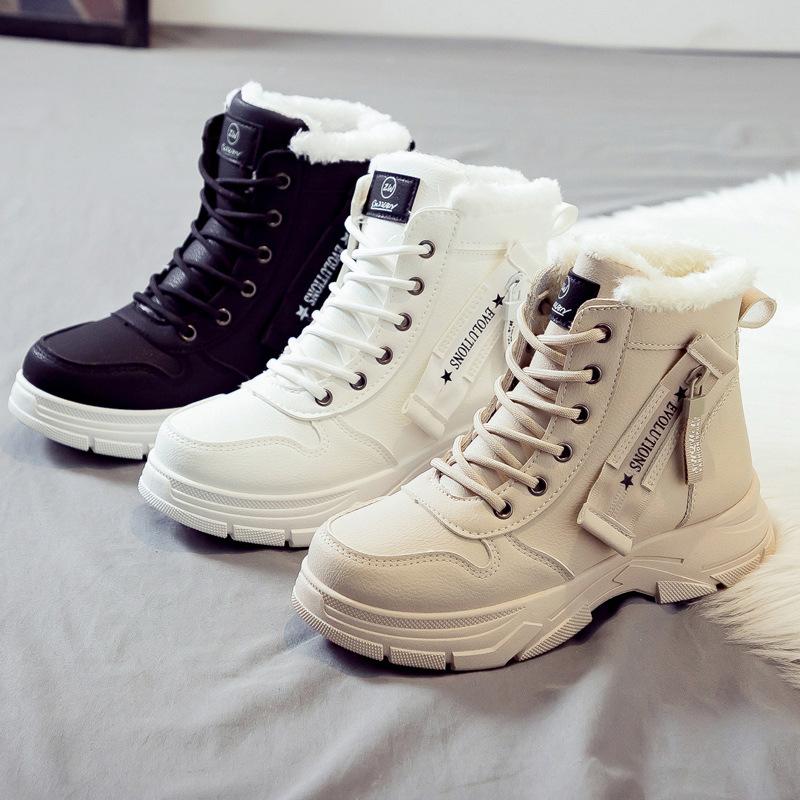 Fashion Winter Snow Boots for Women 2025 New Casual High-top Shoes Warm Sneakers Platform Comfortable Ankle Boots Women Shoes for Women