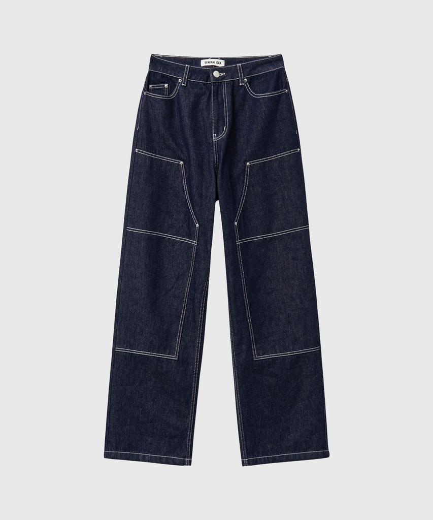 GENERALIDEA Non-Fade Carpenter Pants [Navy] / Gf1Lpt507