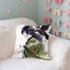 TTomiokas Giyuus Case Plush Fabric Soft Pillowcase Double Sided Print Cushion Cover Household Gifts