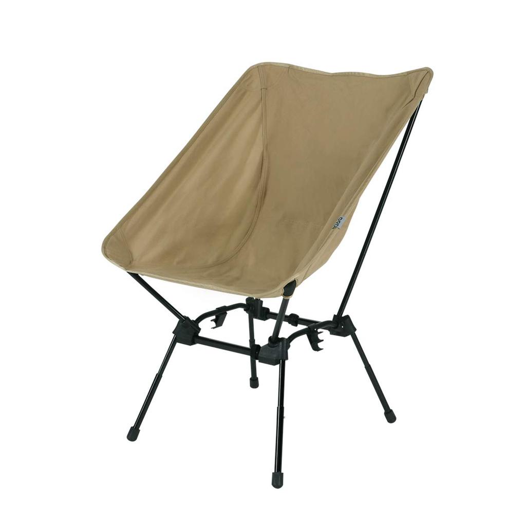 DOD Sugoisu Height Adjustment 4 Levels Bonfire Style To High Style Cotton Material Resistant To Sparks Chair Tan