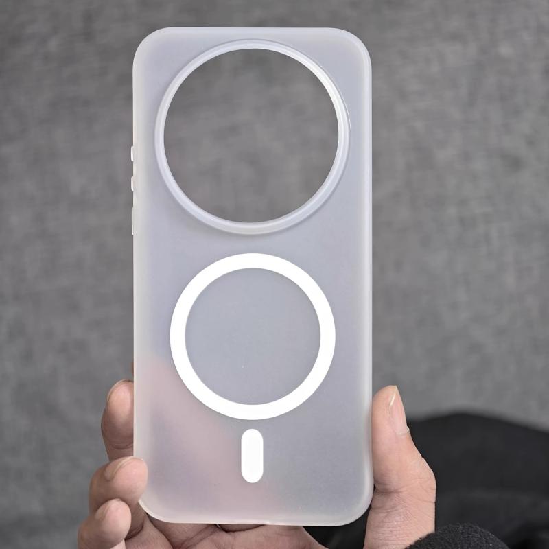 For Xiaomi 17 Ultra Case Matte Clear Magnetic Soft TPU Anti-Fall Shockproof Protective Phone Cover For Xiaomi Mi 17 Ultra Shell