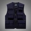 Men's Quick-Dry Multi-Pocket Vest for Fishing, Outdoor Work, Photography, and More - Plus Size Available