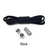 Shoelace 1pair Elastic No Tie Shoelaces Semicircle Shoe Laces For Kids And Adult Sneakers Quick Lazy Metal Round Lock Strings Ro