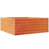 VidaXL Planter Wax Brown 60x60x23 Cm Solid Pine Wood, Outdoor Planter, Flower Box, Plant Box, 847190