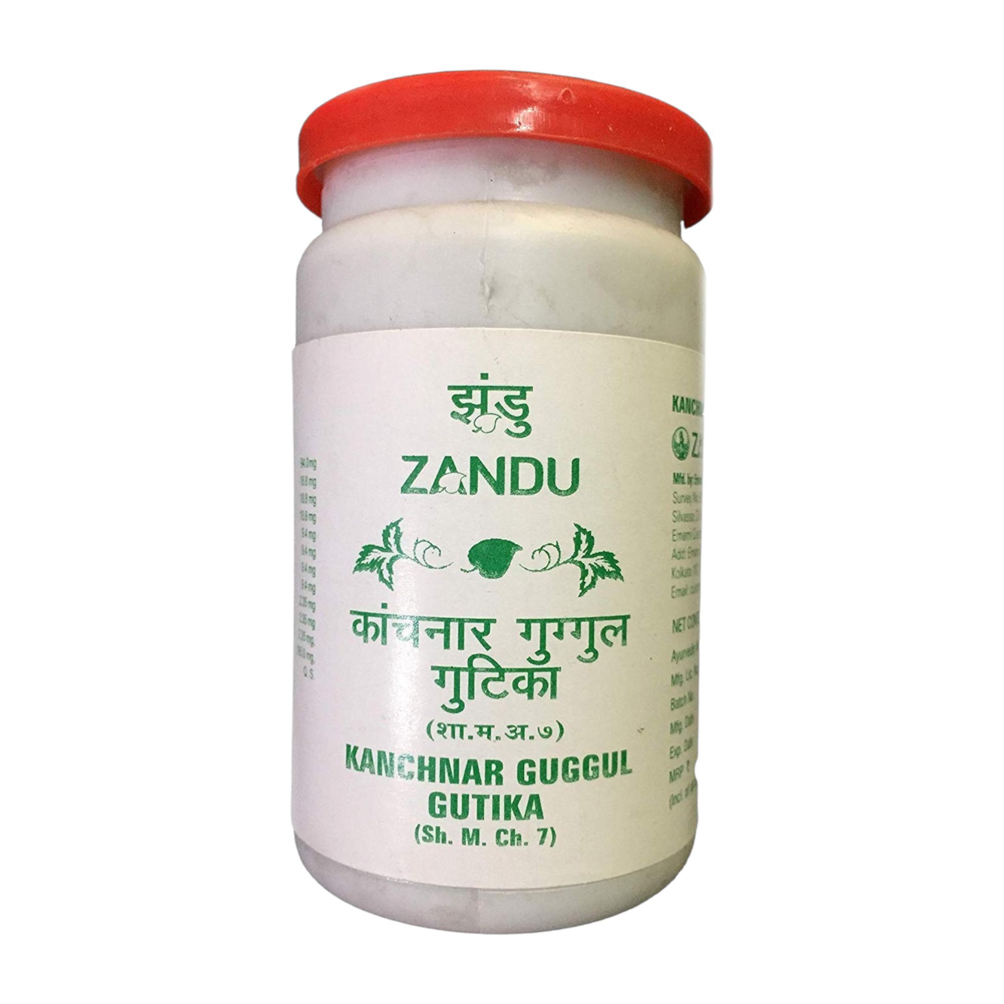 

Zandu Kanchnar Guggulu 80 Tablets x Pack of 3 Ayurvedic Wellness Supplement for Detox & Digestion