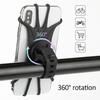 Universal 360°Rotatable Phone Holder Shockproof Silicone GPS Mount Bike Motorcycle Stroller Handlebar Replacement Accessories
