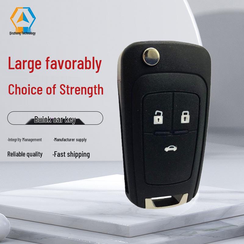 Buick 3-Button Folding Remote Key with 433 Frequency and 46 Chip