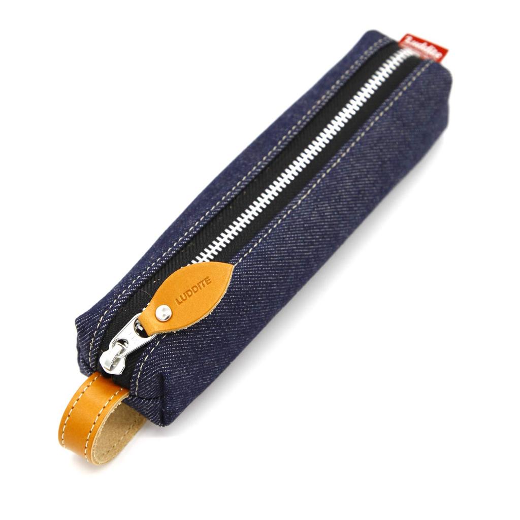 Luddite Baton Pencil Okayama Case, Denim, LDD-BTPN-100
