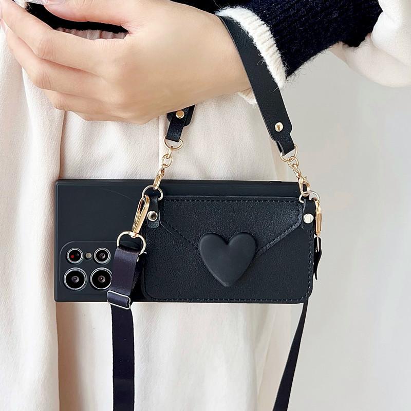 Samsung S11ultra card bag S11 mobile phone case A11 crossbody A11 lanyard s11 + love A111/a1