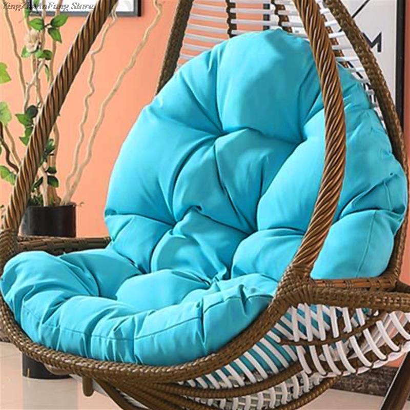 Egg Chair Cushion Hanging Basket Chair Cushion Thick Swing Chair Cushion Rattan Chair Soft Egg Chair Pad For Garden Home Decor