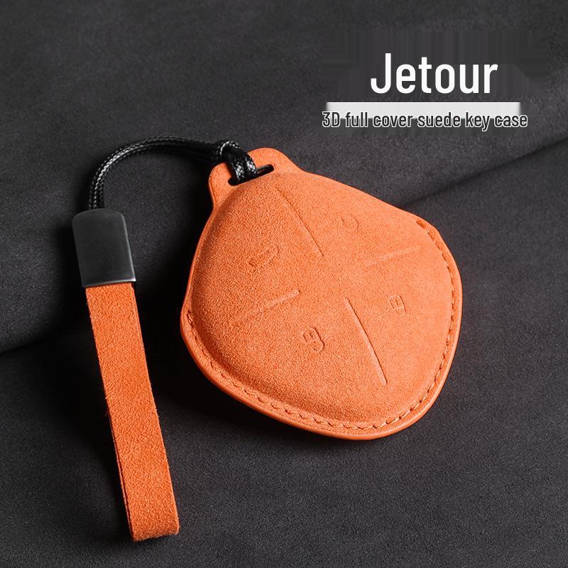Jetour X70/X70Coupe/X90/X95 Premium Suede Key Case & Buckle