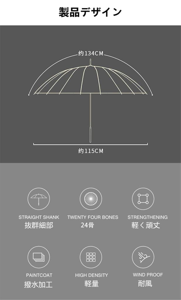 long 24 190T high strength glass glass diameter Teflon super water rainy season for both sun and super water typhoon brown Umbrella, umbrella, ribs,