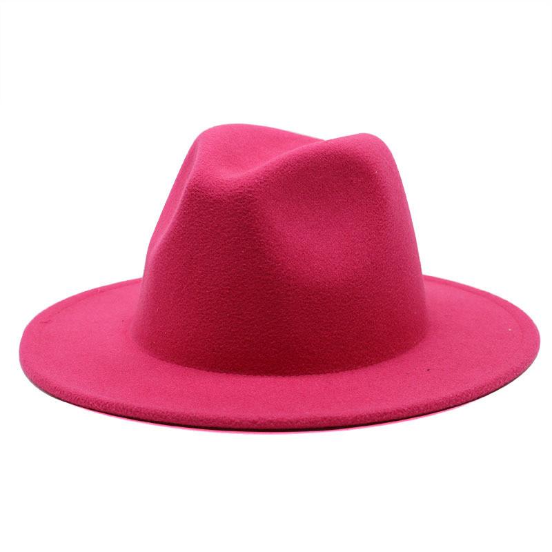 Cappello Fedora in Feltro di Lana per Uomo e Donna Con Protezione Solare e Traspirabilità Per la Moda Estiva
