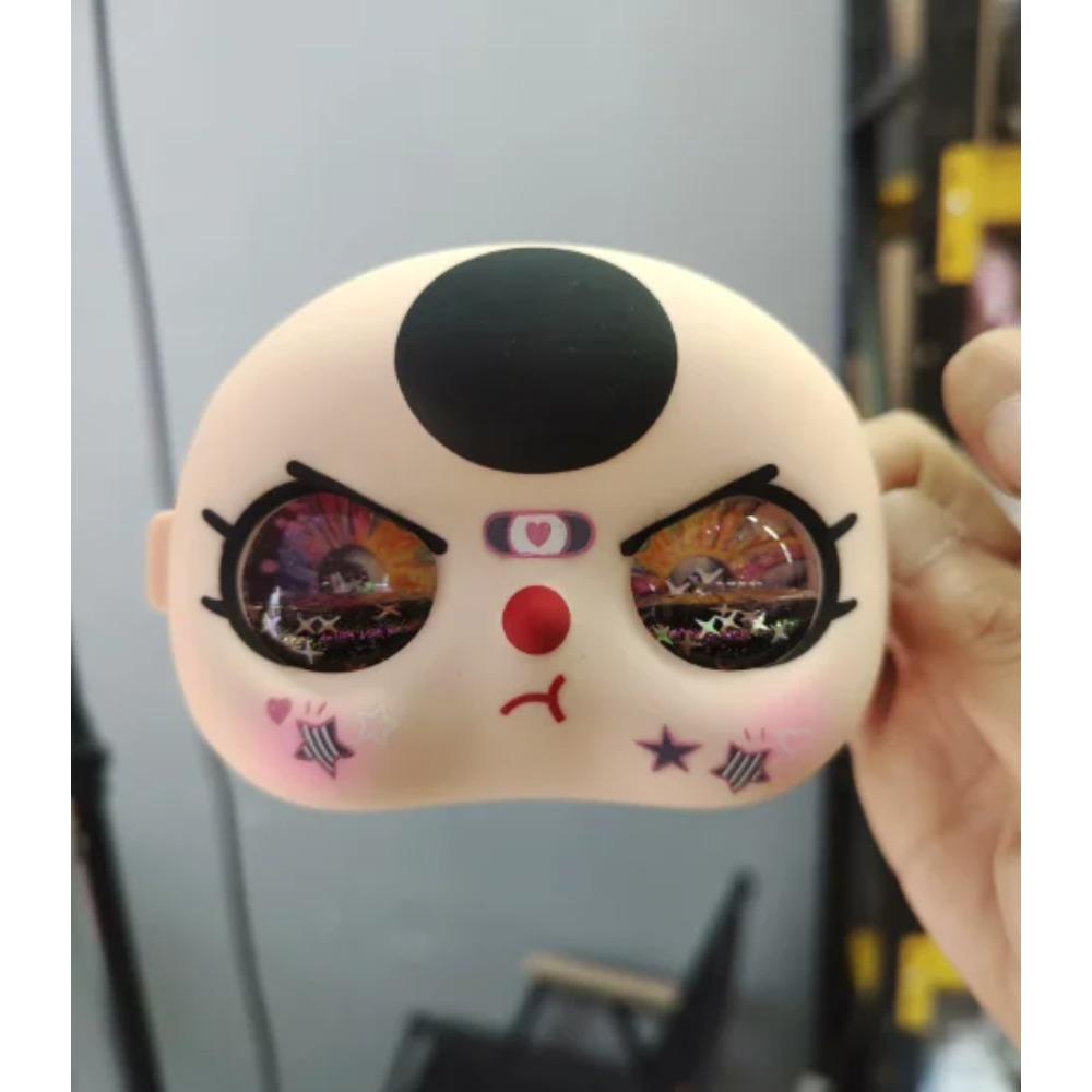Hot Replica High Quality Baby Three Cute Angry Expression Handmade Suitable For 400% Baby Three Vinyl Faces Substitute Accessory