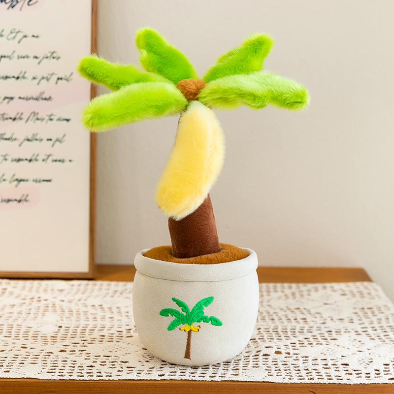 30cm Niedliches Pflanzen-Stofftier Bananenbaum Topfpflanze Büro Schreibtisch Begleiter Spielzeug Grüne Pflanze Nachttisch Dekoration Geburtstagsgeschenk 30CM