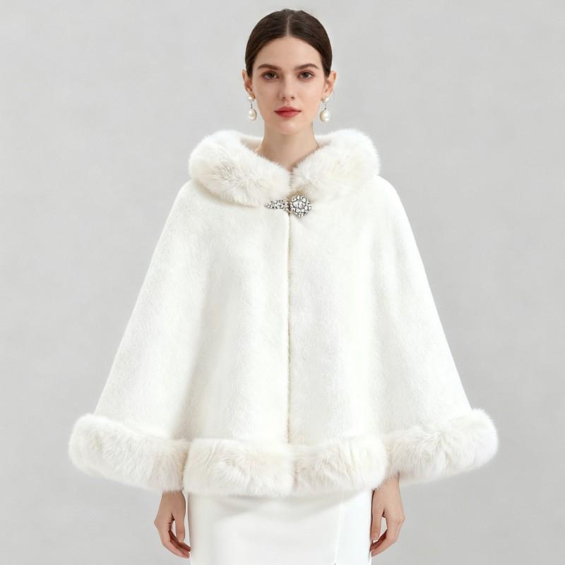 Womens Oversized Knit Cape Cardigan With