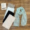 New Lace Embroidery Lace Scarf Literary Yarn Elegant Long Scarf Korean Style Embroidery Scarf Elegant
