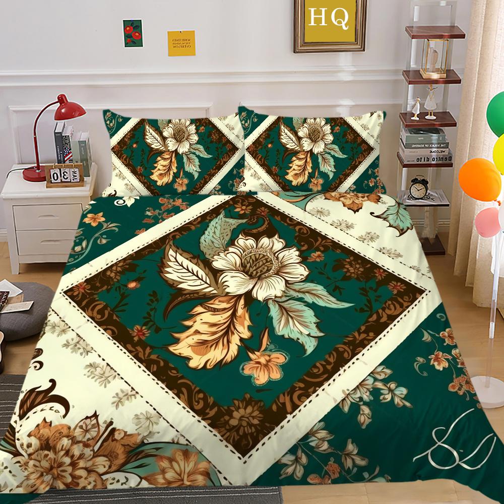 Decorazione Camera da Letto Lusso Stampa Paisley 3D Biancheria da Letto per Bambini Copripiumino Singolo/Matrimoniale