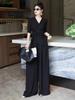 Women Summer Top Wide Leg Pants Outfit Fashion Slimming Designer Two Piece