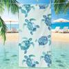 Beach Turtle Animal Printed Beach Towel, Quick Drying Absorbent Beach Towel, Outdoor Sports Swimming Beach Towel  Hair Towel