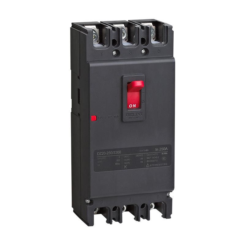 Delixi DZ20Y-225/3300 3P Circuit Breaker 380V, 200A/225A Three-Phase Air Switch