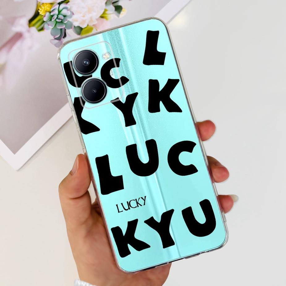 For Realme C33 2023 Case New Fashipn Painted Back Cover Soft Silicone Phone Case For Realme C33 C 33 RealmeC33 Fundas 6.5'' Bags