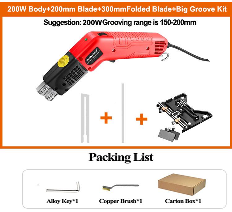 Air Cooling Electric Foam Cutting Tool Machine Groove Styrofoam Slotting Plate Carving Foam Heating Knife Polystyrene Hot Knife