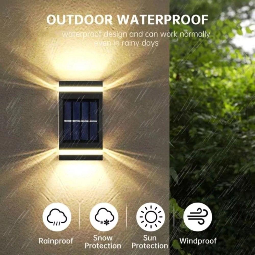 Super Bright Solar LED Light Waterproof Wall Mount Lamp Wall Washer Light  Interior Decoration