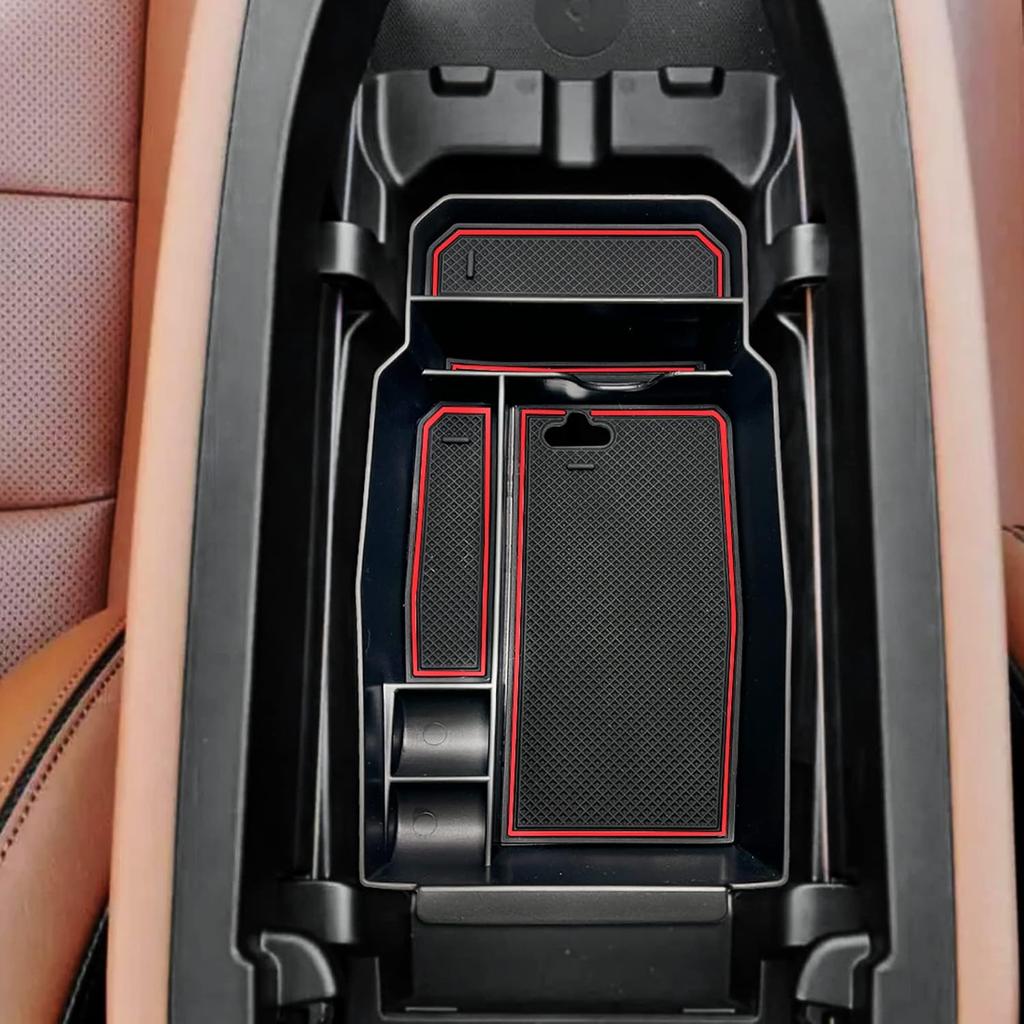 SHAOHAO for 2025 2026 Hyundai Tucson Lower Organizer for 2025 2026 Hyundai Tucson Accessories (Limited/Hybrid) Under Console Organizer Space Expand