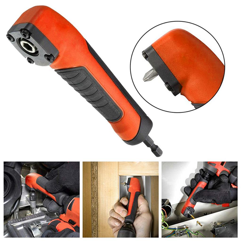 Heavy Duty 90 Degree Turning Screwdriver Joint Electric Drill Corner Attachment Extension Socket Screwdriver Head Tool