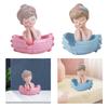 Mädchen Dekorative Aufbewahrungsbox Engel Harzstatue Figur Desktop Organizer für Neujahr Einweihung Schmuck Kleinkram Bücherregal