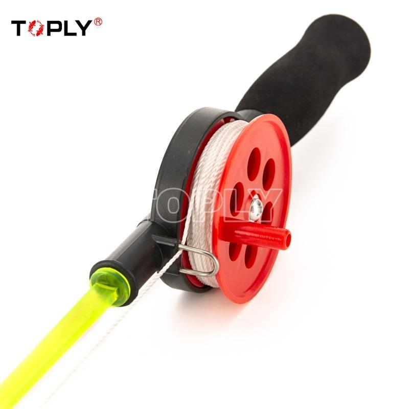 Portable Mini Plastic Crab & Lobster Fishing Rod with Nylon Line & Bait Clip
