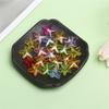 100Pcs DIY Crafts Loose Beads For Jewelry Making Transparent Flower Star Pendant Wholesale Necklace Bracelet