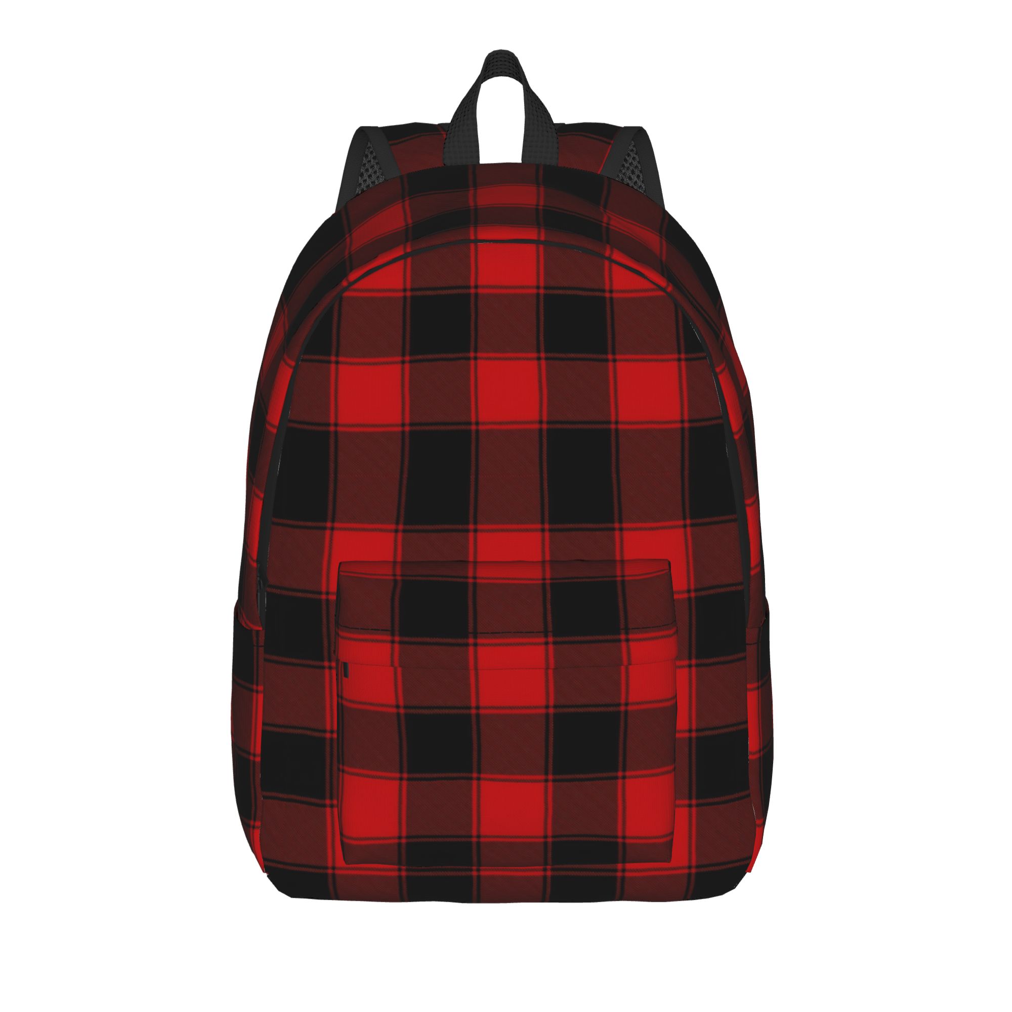 Geluksgroen Schots Tartan Tiener Rugzak Lichtgewicht Hoge Ierse Sint-Patricksdag Dagrugzak voor Mannen Vrouwen College Schoudertas M