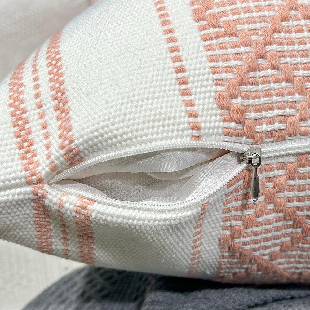 Jacquard Cotton Linen Table Flag Tablecloth Table Mat Handmade Tassel Bed End Towel Coffee Table Cabinet Cover Towel Tea Towel