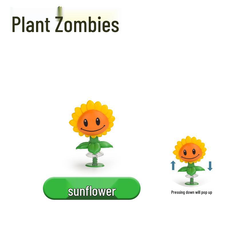 Plants vs. Zombies Toy Set: Machine Bug, Football Gun, Pea Pod, Carnivorous Plant Models