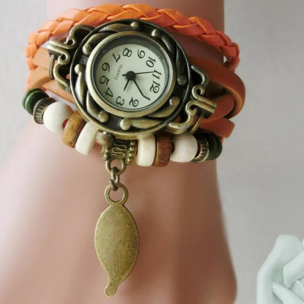 Elegantní módní dámské společenské hodinky Vintage náramkové hodinky pro ženy Pásek s malým ciferníkem Dámské Quartz hodinky Montre Femme