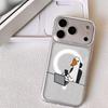 Cute Cartoon Duck Phone Case For iPhone 17 16 15 14 13 12 Pro Max Plus With Magnetic Crystal Clear Case Wireless Charge