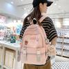 Schoolbag High School Girl Korean Schoolbag High Value Female College Student Japanese Fashion Versatile Backpack Large Capacity Backpack