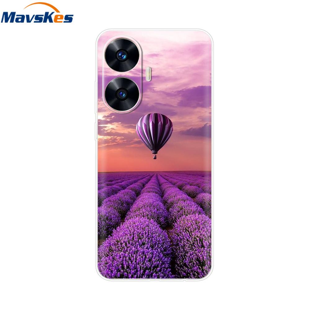 For Realme C55 4G Case C 55 Transparent TPU Soft Silicone Cover For OPPO Realme C55 RealmeC55 6.72 Inch Back Cases Phone Bumper