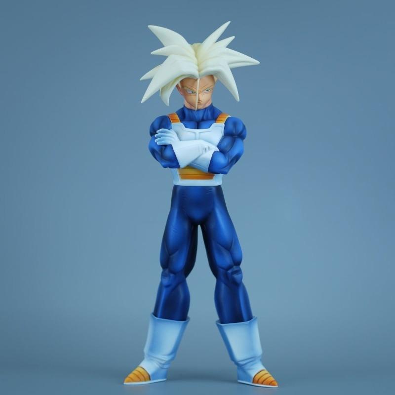 Figura de Acción Super Saiyan Trunks del Futuro de Anime Dragon Ball Z Estatua de PVC Colección Decoración de Escritorio Modelo Juguete Adorno