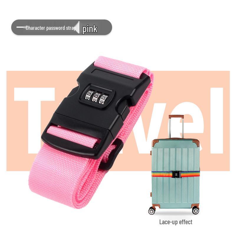 Polypropylene One-Word Luggage Strap for Suitcase Reinforcement with Wheels